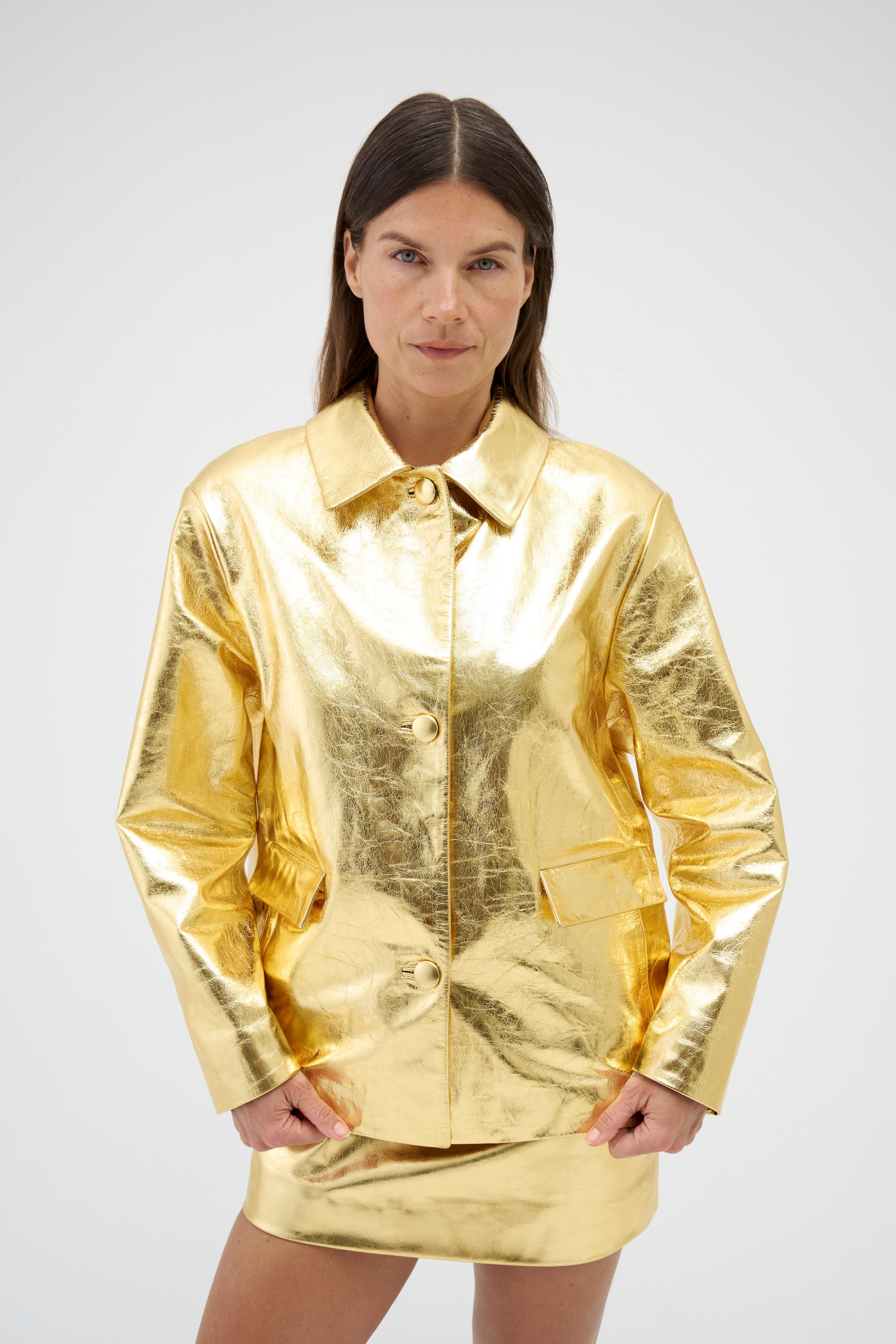 FOIL LEATHER JACKET – Renggli FOIL LEATHER JACKET – Renggli