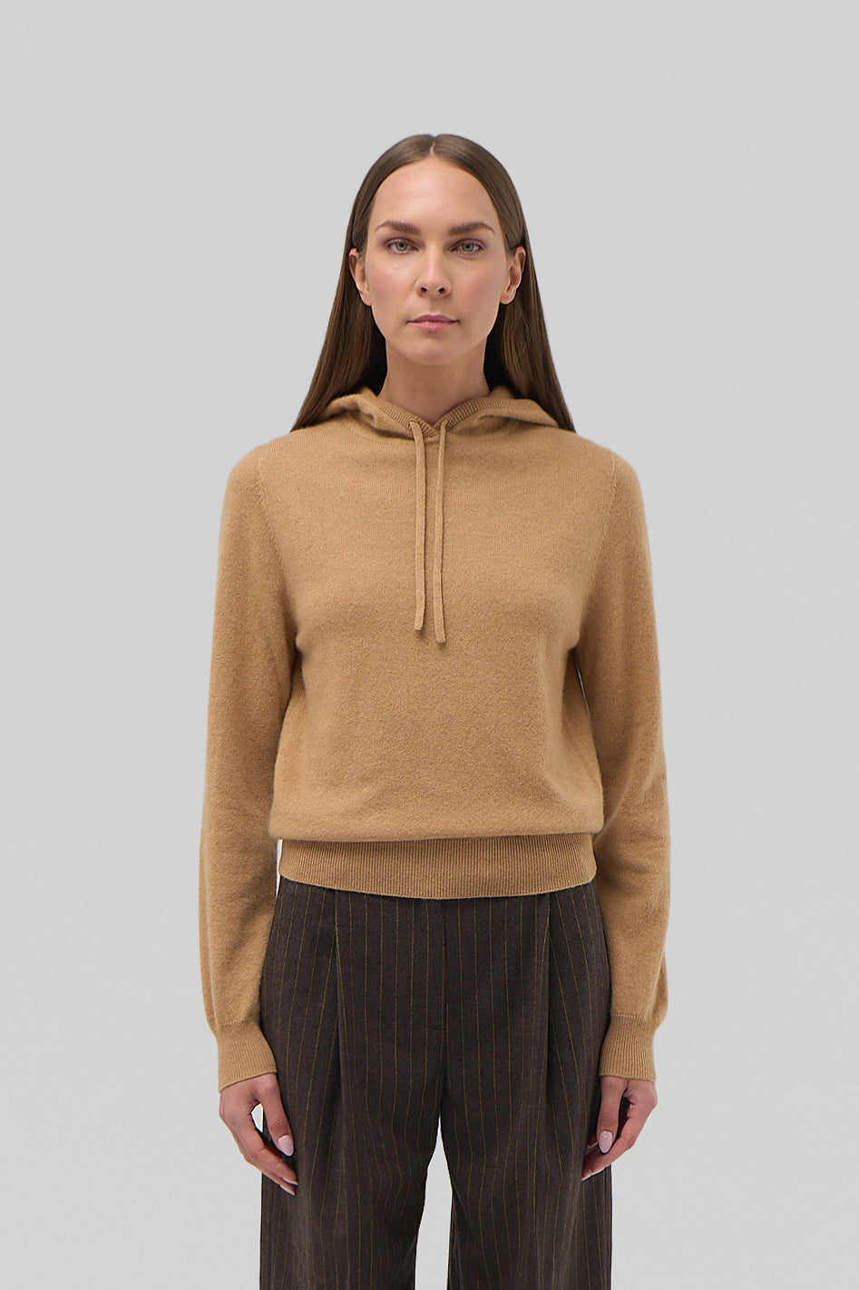 CASHMERE KNIT HOODIE