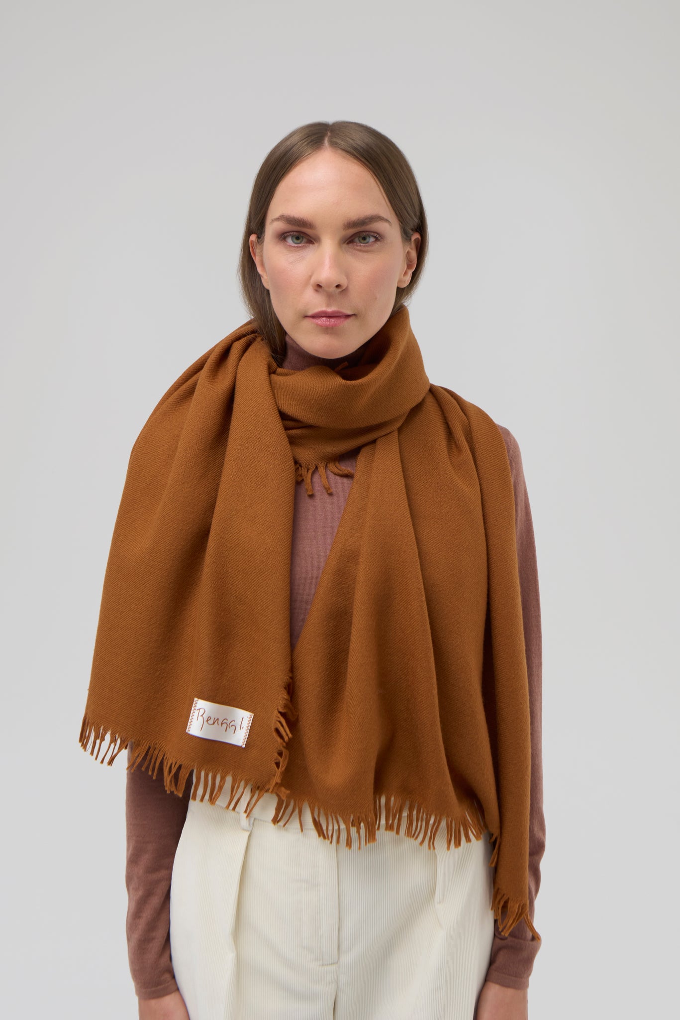 WOOL TWILL SCARF