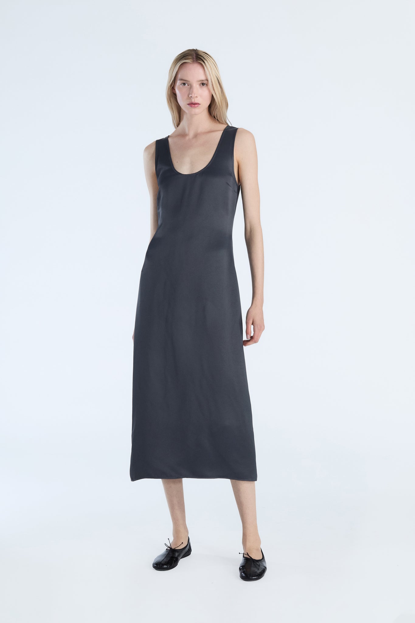 grey tank maxi dress – Renggli Sleeveless dresses